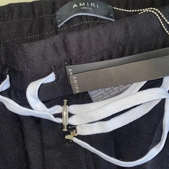 Amiri men black core logo short